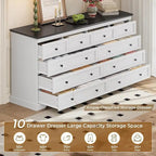 Commode à 10 tiroirs, grande commode à 55 tiroirs en bois et chiffonnier