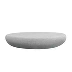Table basse moderne en fibre de verre avec motif roches mates, table basse d'appoint irrégulière pour salon, bureau ou petits espaces - Panipeachy