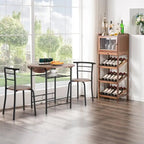 Table de salle à manger abattante de 80 cm pour petit espace, ensemble table de cuisine pour 2 personnes