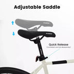 Vélo de Route Whisen, Cadre en Aluminium Léger, Freins à Disque, 16 Vitesses, Accélération Rapide, Adapté aux Hommes et aux Femmes