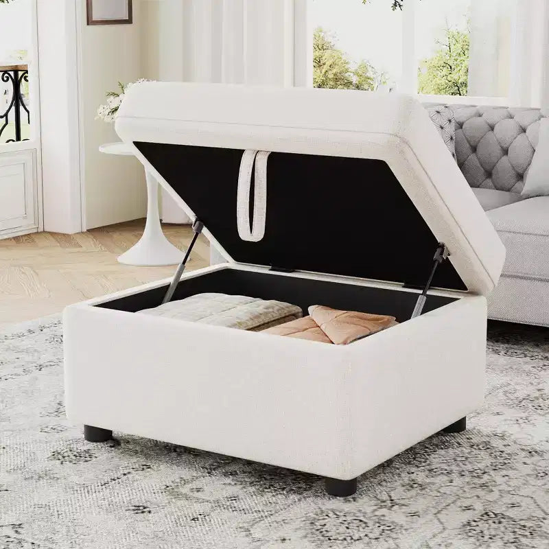 26,6 Pouf de rangement mobile