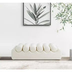 Meridian Furniture, Banc Rumble en cuir végétalien