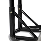LeisureMod Fauteuil suspendu œuf 2 places avec support - Balançoire / hamac de patio en rotin osier pour extérieur/intérieur avec coussins