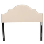 Tête de lit capitonnée en tissu réglable Grand lit/Très grand lit