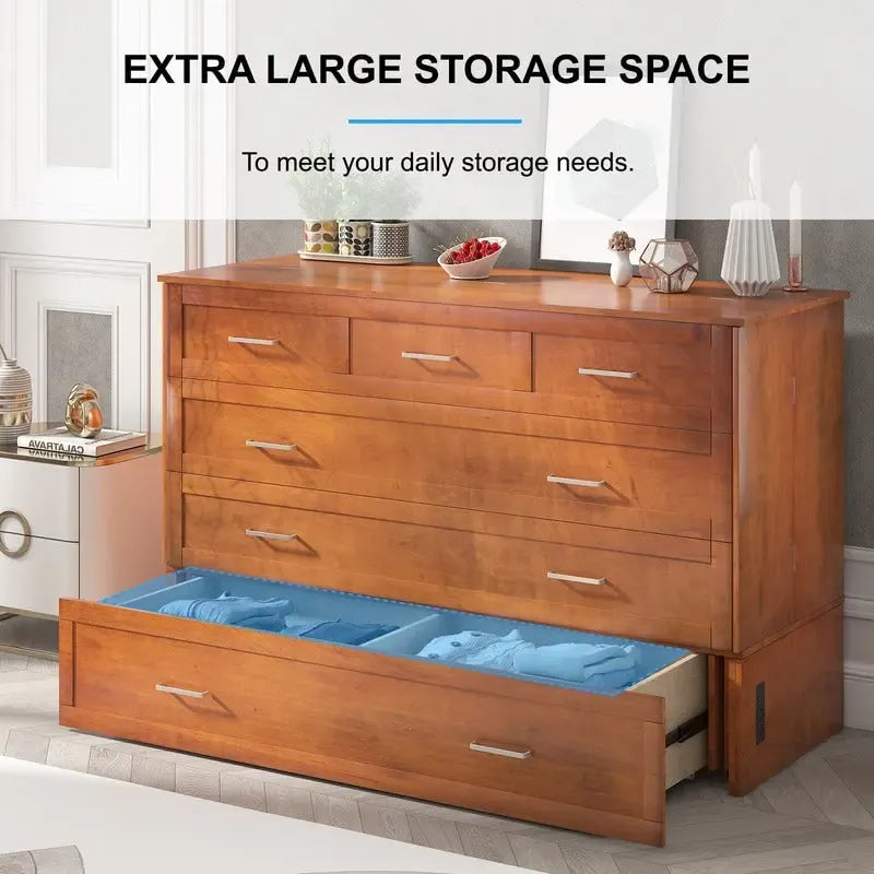 Lit escamotable Mixoy Murphy avec matelas et tiroir