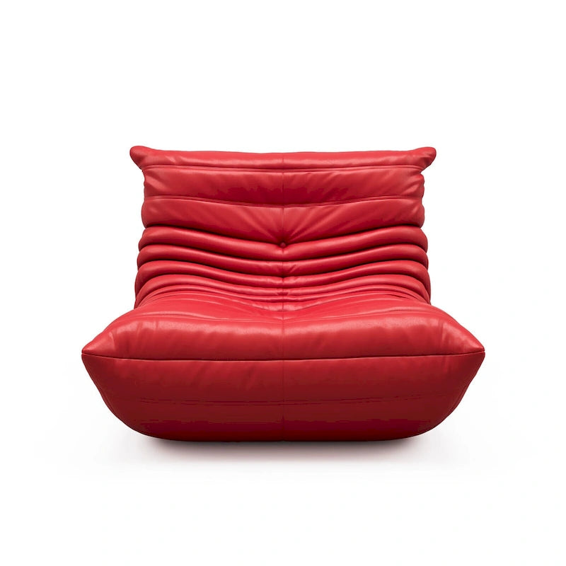 Furgle Canapé en cuir microfibre Design ergonomique Canapé paresseux Canapé de sol