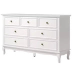 Commode à 7 tiroirs avec pieds en bois massif