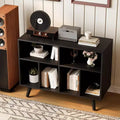 Meuble support pour tourne-disque COZONY avec rangement vinyles, étagère décorative de 39,5 po pour platine vinyle, pouvant contenir jusqu'à 350 albums, pour salon