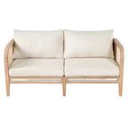 Christopher Knight Home Maciej Ensemble de 3 pièces d'extérieur en bois d'acacia rustique et rotin