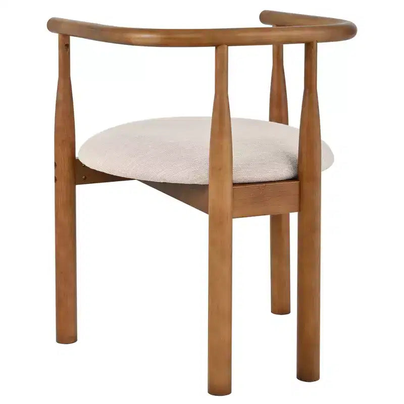 Ensemble de salle à manger ovale 7 pièces pour 6 personnes, grande table de cuisine 71 po avec 6 chaises rembourrées, noyer - Christopher Knight Home