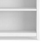 70 Bibliothèque en pin massif à cinq étagères - Pin laqué, 4 étagères réglables
