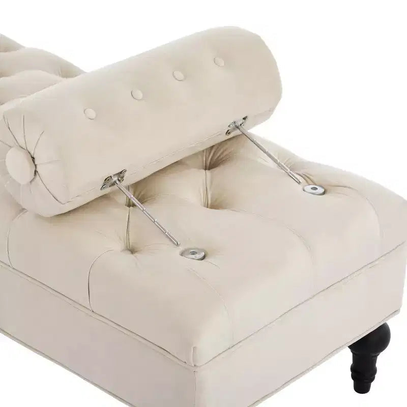 Banc de bout de lit moderne pour chambre à coucher, banc de fenêtre rembourré en velours avec 2 oreillers détachables pour salon ou entrée - Panipeachy