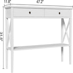 Console 47" avec tiroirs - 11,81P x 47,24L x 31,5H