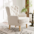 Fauteuil club Christopher Knight Home en boucle d'amande clouté