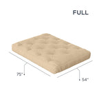 Matelas de futon Loosh Home en mousse à mémoire de forme 10 Gel, taille double