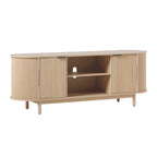 Meuble TV Middlebrook Modern Reeded de 60 po avec bords arrondis