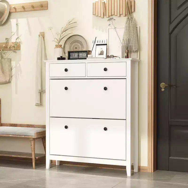 Meuble à chaussures basculant Famapy : Élégant, spacieux et astucieux pour votre entrée