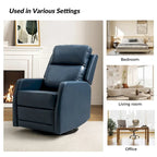 Fauteuil inclinable pivotant Esteban avec dossier capitonné (ensemble de 2) par HULALA HOME