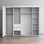 Armoire à trois miroirs