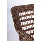 Ensemble de 2 fauteuils de jardin en résine tressée Jiallo Modern Concept, imitation jonc de mer
