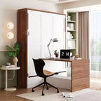 Lit escamotable GDF Studio Lawrence double avec bureau pliable