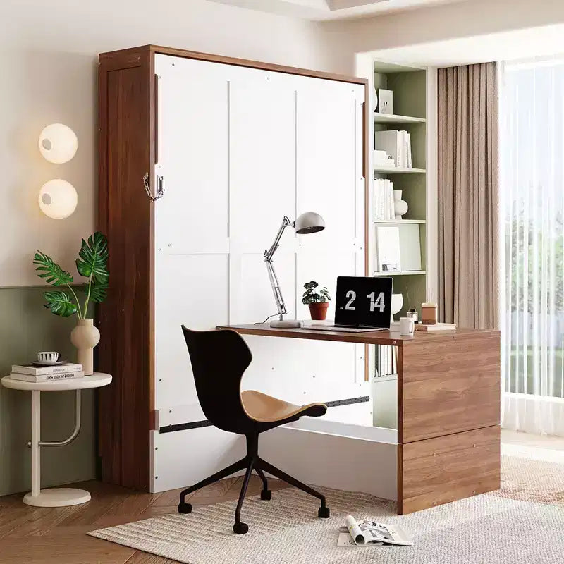 Lit escamotable GDF Studio Lawrence double avec bureau pliable