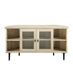 Meuble TV d'angle Middlebrook avec porte vitrée de 48 pouces