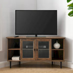 Meuble TV d'angle Middlebrook avec porte vitrée de 48 pouces