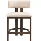 Christopher Knight Home Johnson Ensemble de 3 chaises de salle à manger hautes en bois d'hévéa rembourrées style ferme avec table cannelée
