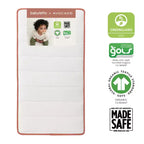 Matelas de berceau biologique Babyletto Babyletto x Avocado 2 étapes et 100 % non toxique - Blanc