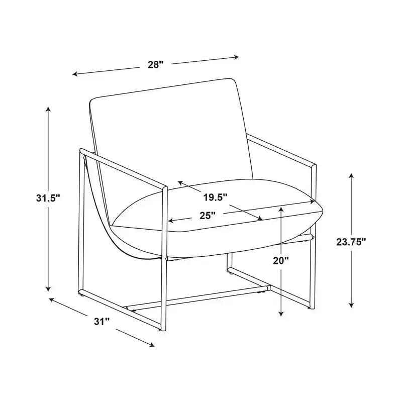 Chaise longue pliante à cadre métallique - Room Essentials