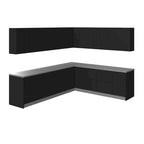 Cuisine Collection Moderne Coloris Noir Taille de base 10x8,5 Pieds de large - 102x120