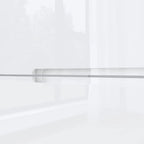 Commode haute brillance 63 po avec 8 tiroirs lumineux et plateau spacieux