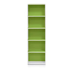 Furinno Étagère de rangement réversible 5 cubes pour livres, ouverte, horizontale ou verticale