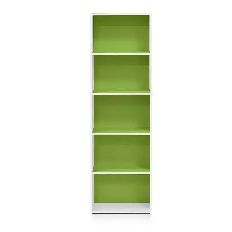 Furinno Étagère de rangement réversible 5 cubes pour livres, ouverte, horizontale ou verticale