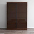 Armoire Aria 2 portes au fini lustré moderne