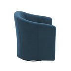 Lot de 2 fauteuils pivotants modernes avec accoudoirs pour salon