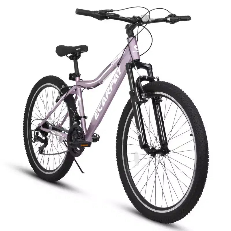 VTT Zeus & Ruta 26 avec 21 vitesses, suspension avant, freins en V, cadre en acier au carbone pour adolescents et femmes