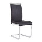 Chaises de salle à manger modernes en similicuir PU, lot de 4