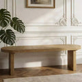 Banc de salle à manger en pin de style campagnard Chaeryeong de Christopher Knight Home avec coins arrondis
