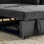 Canapé convertible 54 pouces avec lit gigogne, double assise, fonction relax