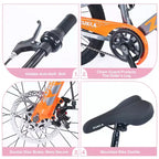 Vélos, vélo de route hybride de 20 pouces pour enfants de 7 à 10 ans, vélo de ville en acier, vélo de plage, de route ou de ville à une vitesse pour garçons et filles