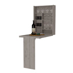 Table pliante Tacoma, sept étagères intérieures, finition blanche, haute qualité et durable