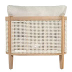 Christopher Knight Home Maciej Ensemble de 3 pièces d'extérieur en bois d'acacia rustique et rotin
