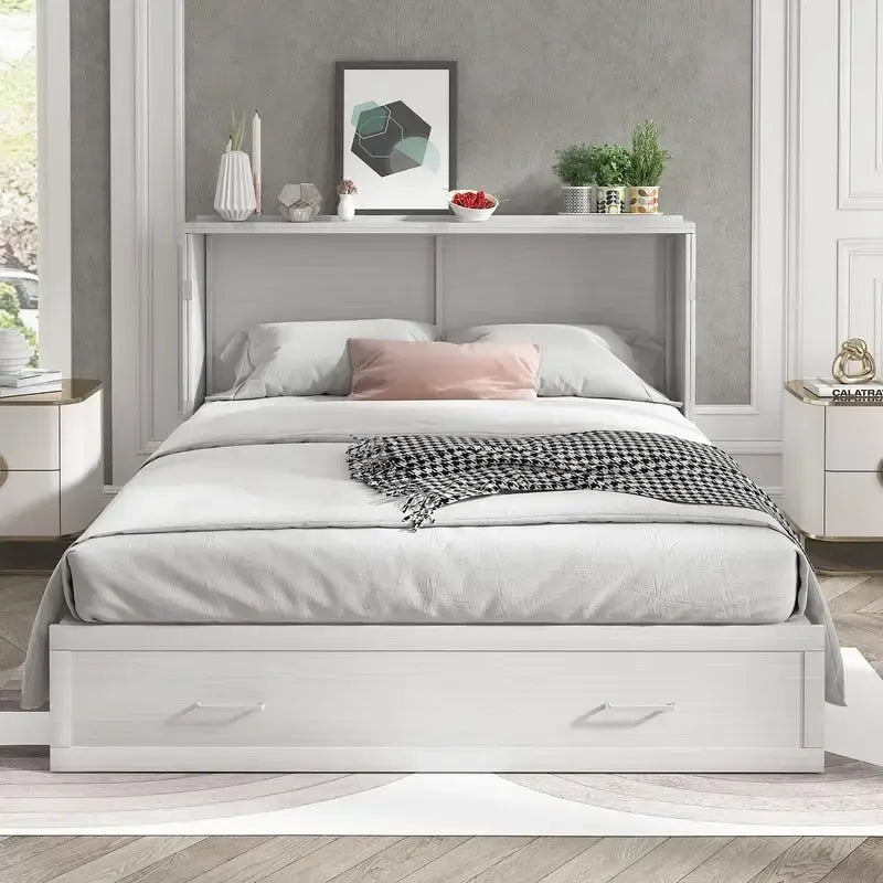 Lit escamotable Mixoy Murphy avec matelas et tiroir