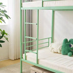 Lit Superposé Karl Home en Acier, Deux Places, avec Échelle, pour Chambre à Coucher, Dortoir, Enfants et Adultes