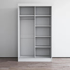 Armoire Aria 2 portes au fini lustré moderne