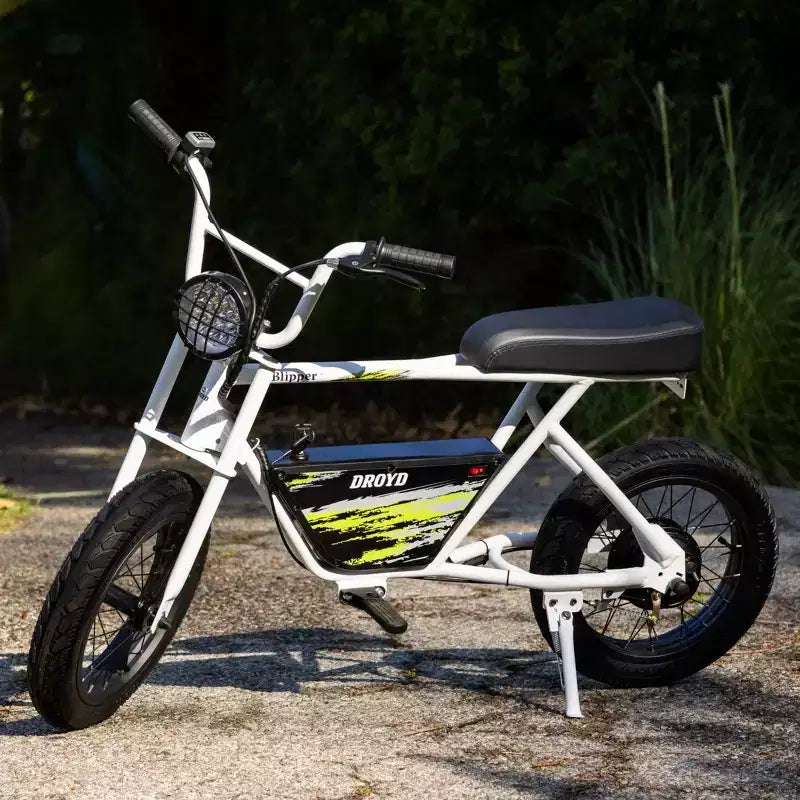 Mini vélo électrique pour enfants Droyd Blipper 16 à cadre ouvert