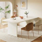 Grande table de salle à manger de 160 cm pour 4 à 6 personnes, table de cuisine rectangulaire moderne