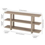 Table console rectangulaire large Acosta 64
